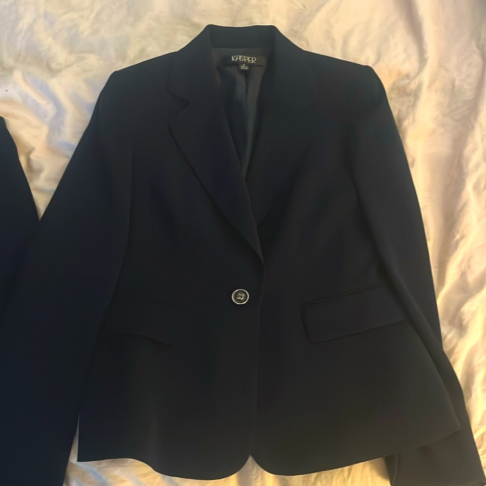 Navy Skirt Suit by Kasper